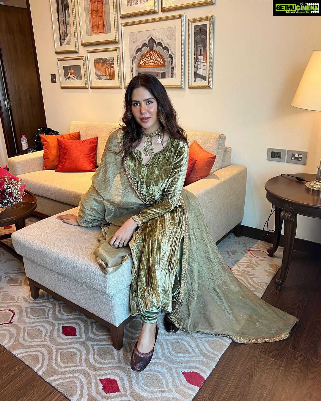 Sonam Bajwa Instagram - Wearing @kritikadawarofficial Hair @hairbyharrybajwa Make up n styling by me 🤎