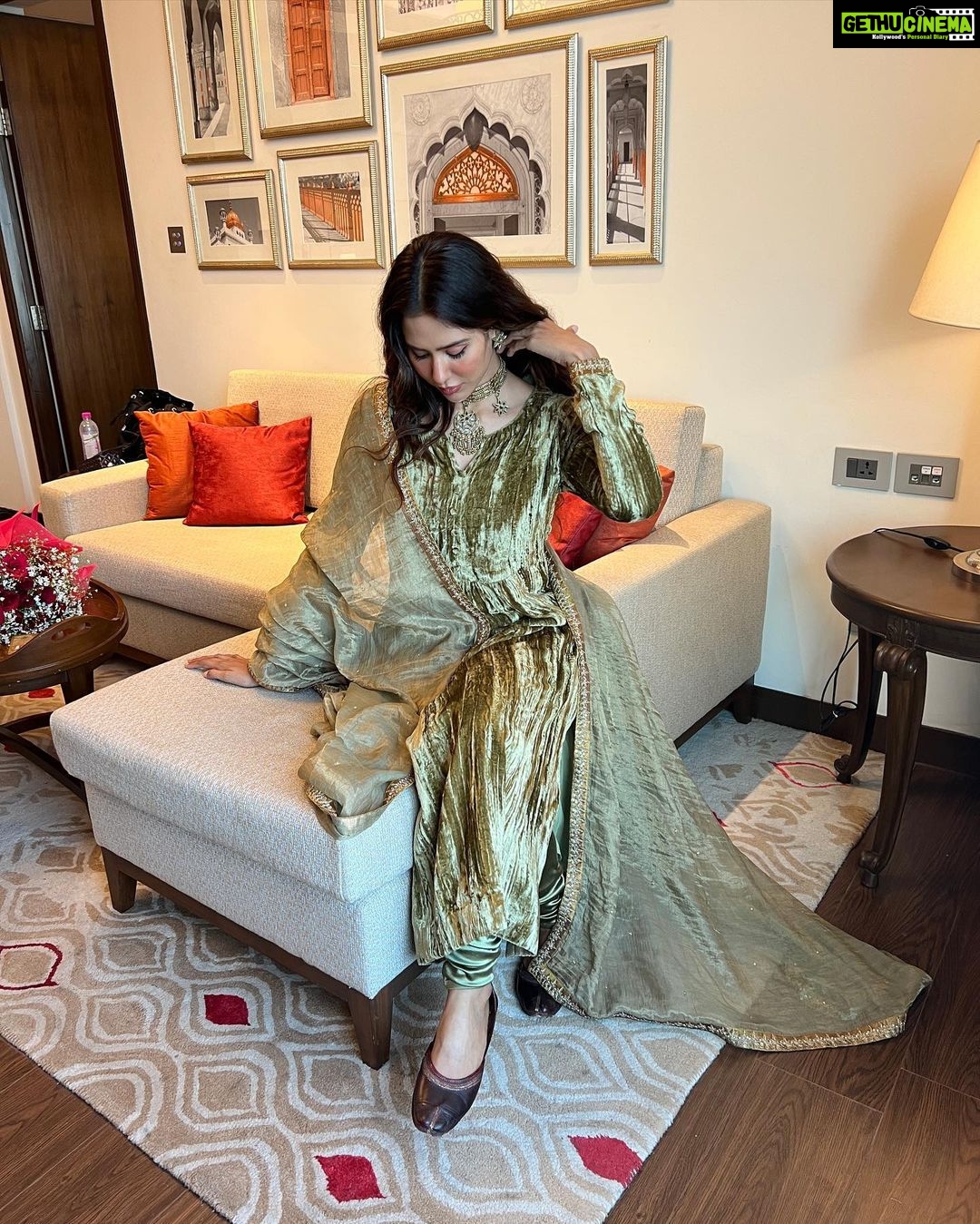 Sonam Bajwa Instagram - Wearing @kritikadawarofficial Hair @hairbyharrybajwa Make up n styling by me 🤎