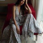 Sonam Bajwa Instagram – Wearing @seemagujraldesign 
Hair @hairbyharrybajwa