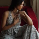 Sonam Bajwa Instagram – Wearing @seemagujraldesign 
Hair @hairbyharrybajwa