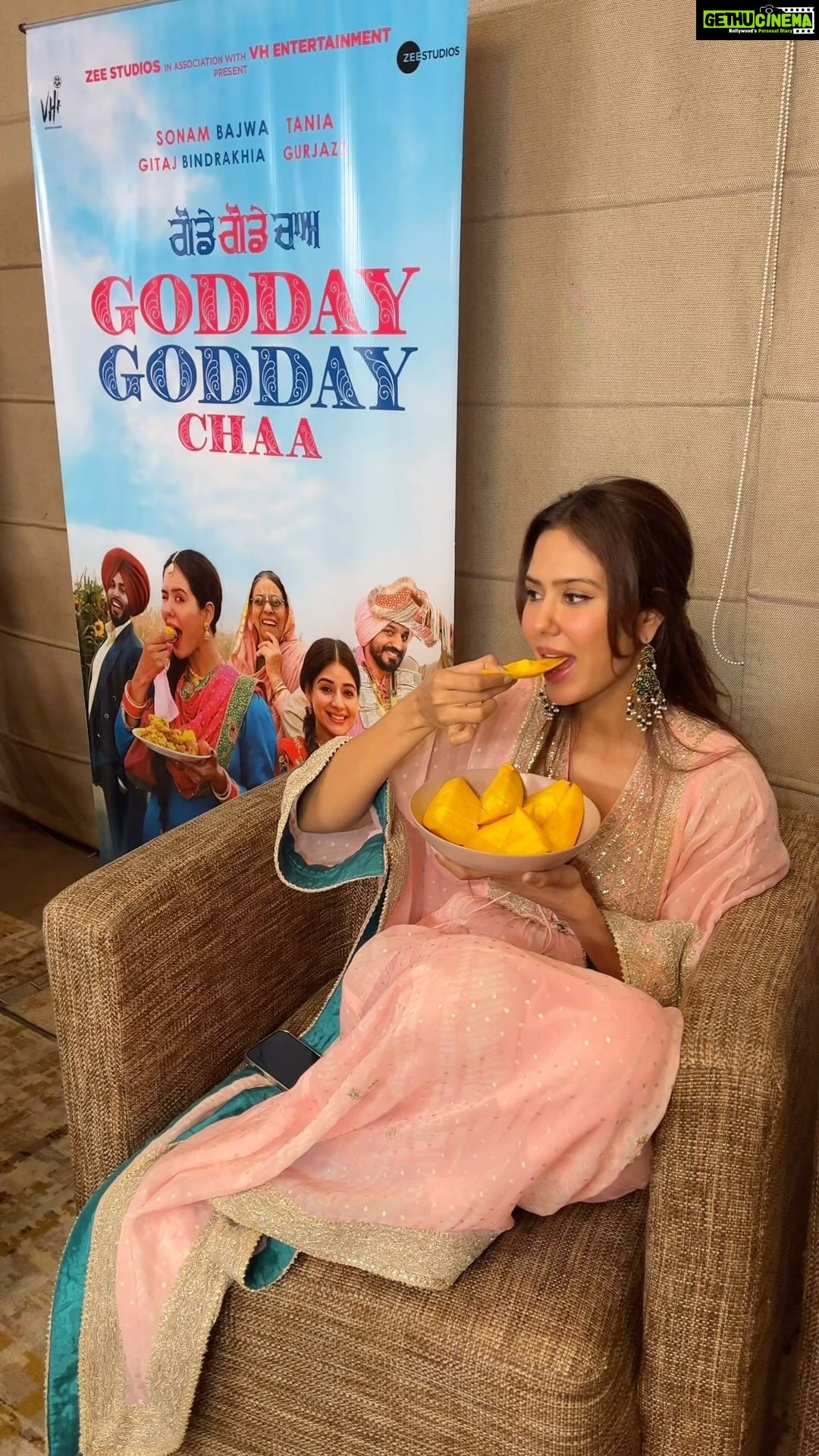 Sonam Bajwa Instagram - #goddaygoddaychaa 1 day to go….. 😂😂😂