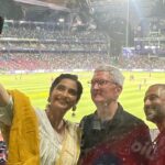 Sonam Kapoor Instagram – #TimCook and entire @apple team – we hope you’ve had a lovely stay here and leave encouraged and positive on Apple’s outlook in the country. We’re so grateful for the care and attention you’ve given to creating your signature world class experience here. 🙏 @anandahuja Delhi, India