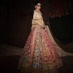 Sonam Kapoor Instagram - Wearing and representing my fairy godfathers @abujanisandeepkhosla who were the first people to ever dress me for my very first appearance. This lehenga is also seen at the fabulous @nmacc.india It has 20 unique panels of embroidery representing 25 years of the brilliant @abujani1 and @sandeepkhosla . Love you both ❤️ Style @rheakapoor @abhilashatd Earrings @amrapalijewels Beauty @namratasoni Hair @bbhiral 📸 @thehouseofpixels BKC