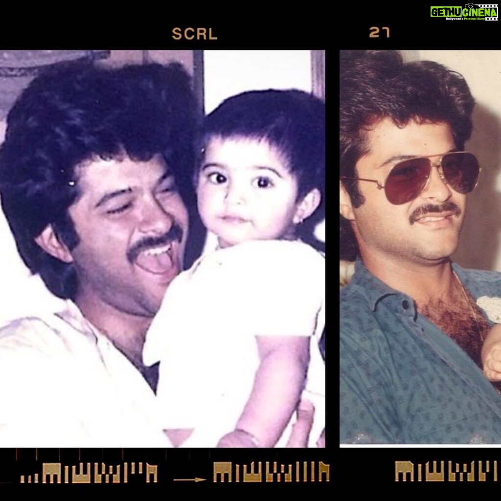 Sonam Kapoor Instagram - The hero on screen and our superhero in real life... Happy Fathers Day @anilskapoor! Love you daddy!! Thank you for setting the best example of what a husband and father should be for @rheakapoor @harshvarrdhankapoor and I #fathersday #anilkapoor
