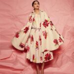 Sonam Kapoor Instagram - In BLOOM for a fun chat with my maasi at the @archdigestindia Design Show today! Outfit : @ilovepero Earrings : @amrapalijewels Ring : @amarisbyprernarajpal Shoes and Bag : @gucci Make up and Hair : @namratasoni Photography : @thehouseofpixels @amaker7 Styling : @rheakapoor with @manishamelwani Styling team : @_samidha_ @iambidipto_ Manager @neeha7 #ADDS #architecturaldesign #admagazine #admagazineindia