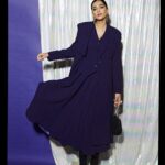 Sonam Kapoor Instagram - "You gotta have style. It helps you get down the stairs. It helps you get up in the morning. It’s a way of life." — Diana Vreeland Outfit : @antithesis.in (custom) Bag : Vintage Earrings : @isharya (custom) Ring : @tarafinejewellery Boots : @stuartweitzman Beauty : @namratasoni Photography : @thehouseofpixels @vaishnavpraveen Styling : @rheakapoor @manishamelwani @sanyakapoor Styling intern : @kasliwalriddhi @sudarshana.darnal #purple #melatonin #vickszzzquilnatura #customdress #aubergine