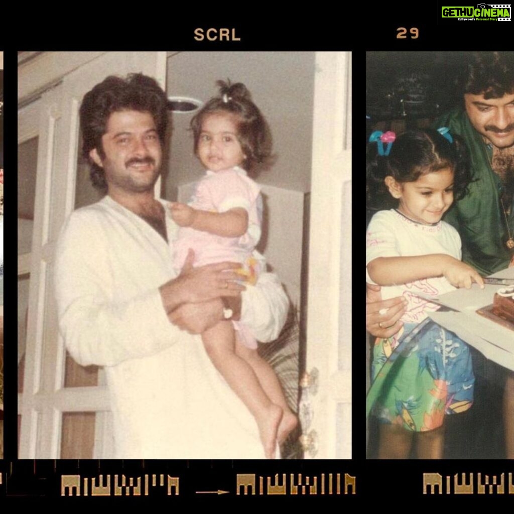 Sonam Kapoor Instagram - The hero on screen and our superhero in real life... Happy Fathers Day @anilskapoor! Love you daddy!! Thank you for setting the best example of what a husband and father should be for @rheakapoor @harshvarrdhankapoor and I #fathersday #anilkapoor