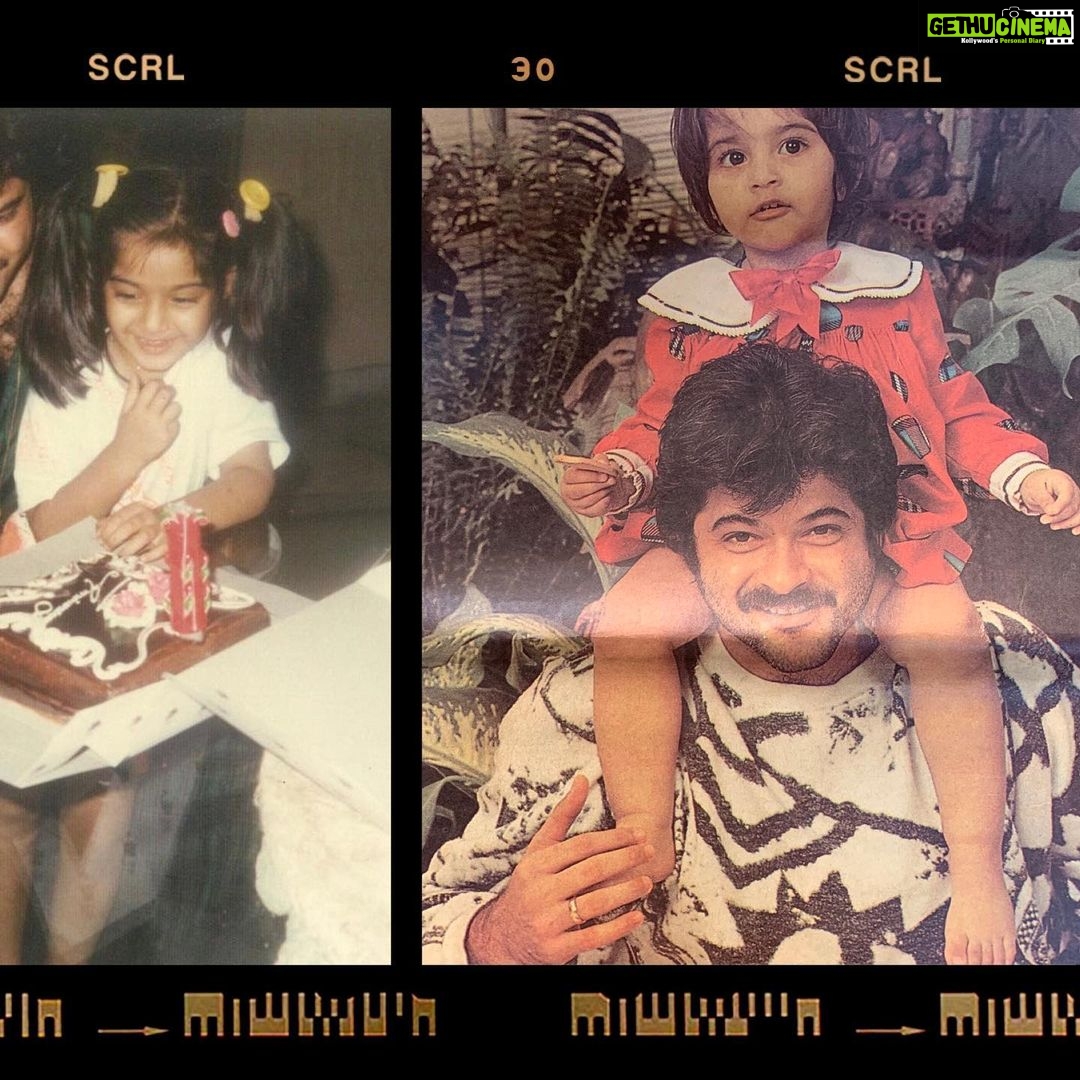 Sonam Kapoor Instagram - The hero on screen and our superhero in real life... Happy Fathers Day @anilskapoor! Love you daddy!! Thank you for setting the best example of what a husband and father should be for @rheakapoor @harshvarrdhankapoor and I #fathersday #anilkapoor