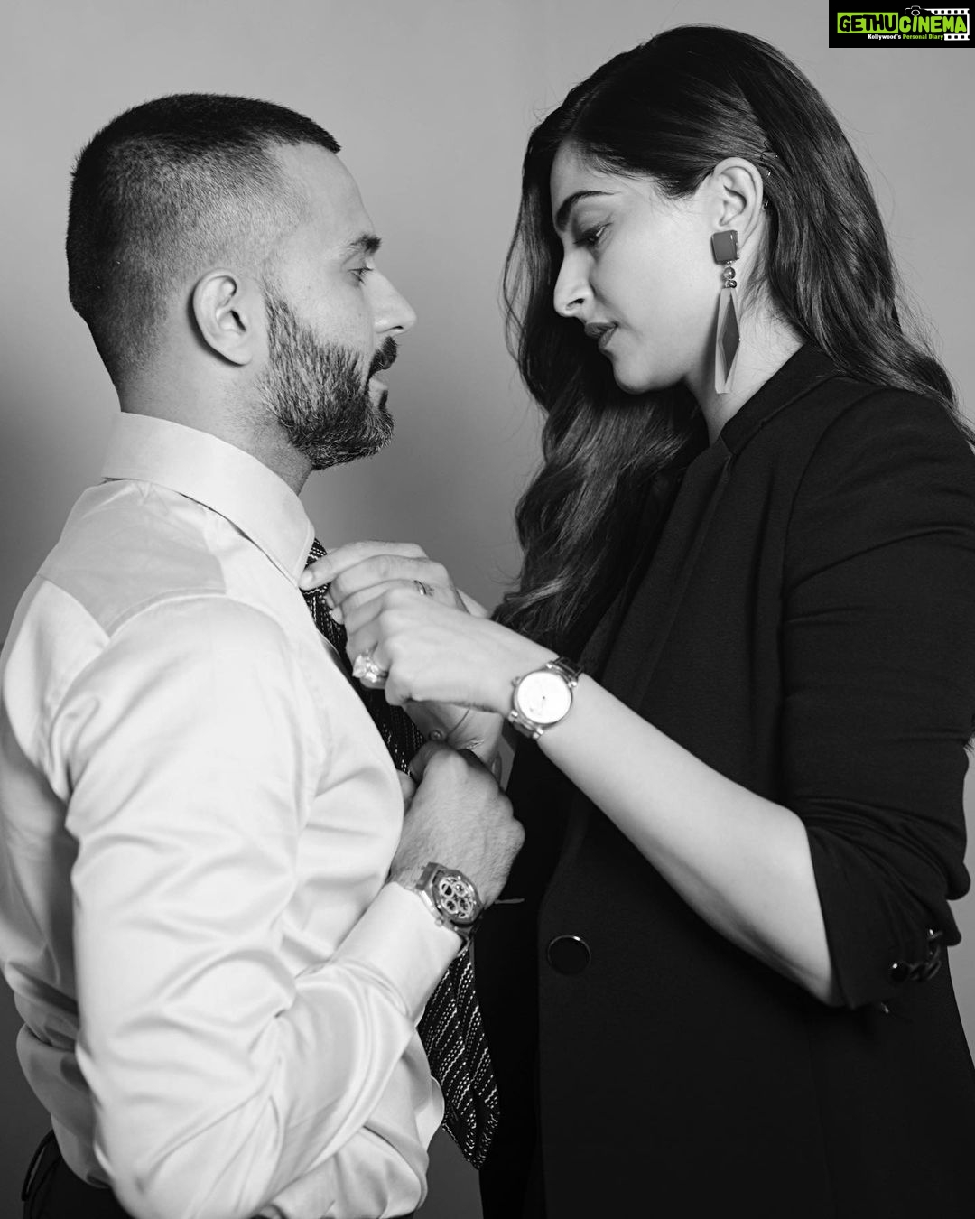 Sonam Kapoor - 809.6K Likes - It’s our Anniversary! Everyday I thank my stars that I got you as my life partner and soulmate. Thank you for the best best 7 years of my life. Filled with laughter, passion, long conversations, music, travel , long drives and most importantly bringing up our beautiful Vayu. Love you my jaan.. I’ll forever be your girlfriend, best friend and wife, Everyday with you is truly phenomenal! 💫 #everydayphenomenal #vayusparents @anandahuja