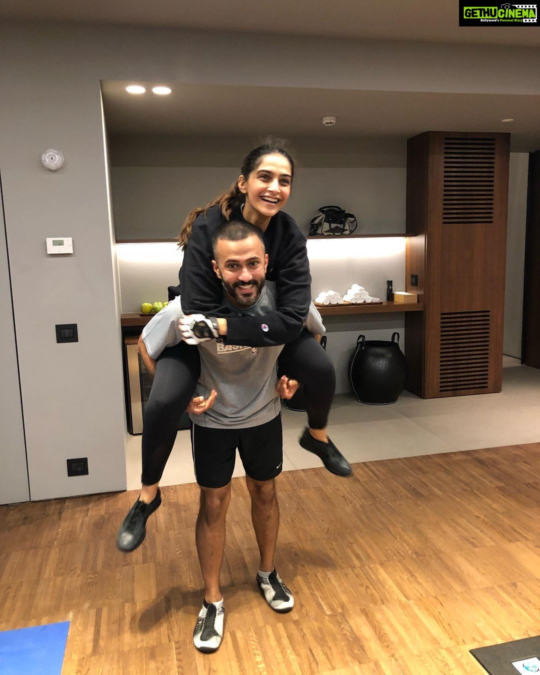 Sonam Kapoor - 809.6K Likes - It’s our Anniversary! Everyday I thank my stars that I got you as my life partner and soulmate. Thank you for the best best 7 years of my life. Filled with laughter, passion, long conversations, music, travel , long drives and most importantly bringing up our beautiful Vayu. Love you my jaan.. I’ll forever be your girlfriend, best friend and wife, Everyday with you is truly phenomenal! 💫 #everydayphenomenal #vayusparents @anandahuja