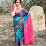 Sonia Agarwal Instagram - #soniaagarwal #saree #sa #lovemyjob #shootdiaries ❤️