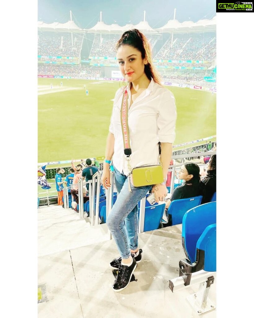 Sonia Agarwal Instagram - #matchtime #ipl2023 #soniaagarwal #sa ❤️