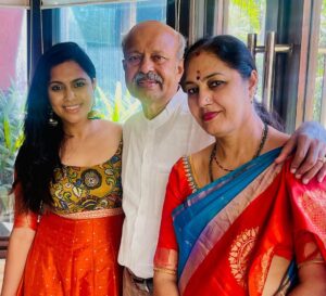 Sonu Gowda Instagram - Appa received SANGEET NATAK ACADEMI AWARD one of the most prestigious awards in theatre field..
Proud moment, always feel blessed to be his daughter, the way he is and way he makes choices in his life, all he knows is work and he is never afraid of any hurdles in his career.. one thing he says ‘be humble, always be true to your work’ ❤️ to the world he is my father, to my family he is our world❤️❤️ love you Pappa 🤗🤗🤗