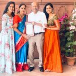 Sonu Gowda Instagram - Appa received SANGEET NATAK ACADEMI AWARD one of the most prestigious awards in theatre field.. Proud moment, always feel blessed to be his daughter, the way he is and way he makes choices in his life, all he knows is work and he is never afraid of any hurdles in his career.. one thing he says ‘be humble, always be true to your work’ ❤️ to the world he is my father, to my family he is our world❤️❤️ love you Pappa 🤗🤗🤗 New Delhi