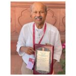 Sonu Gowda Instagram - Appa received SANGEET NATAK ACADEMI AWARD one of the most prestigious awards in theatre field.. Proud moment, always feel blessed to be his daughter, the way he is and way he makes choices in his life, all he knows is work and he is never afraid of any hurdles in his career.. one thing he says ‘be humble, always be true to your work’ ❤️ to the world he is my father, to my family he is our world❤️❤️ love you Pappa 🤗🤗🤗 New Delhi