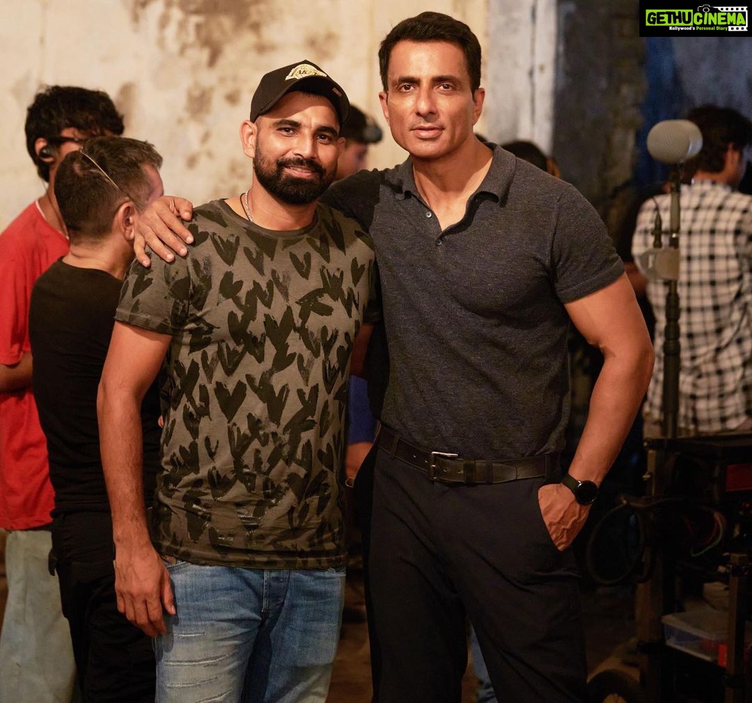 Sonu Sood Instagram - “FATEH”🖤 @mdshami.11 @rashid.khan19