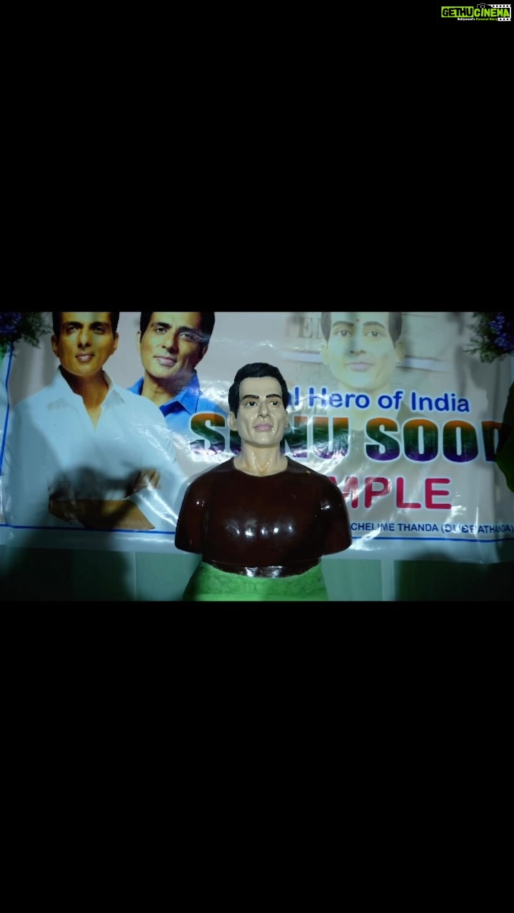 Sonu Sood Instagram - Humbled ๐ I donโt deserve this but if you wanna do then Build Schools and Hospitals ๐ Jai Hind ๐ฎ๐ณ