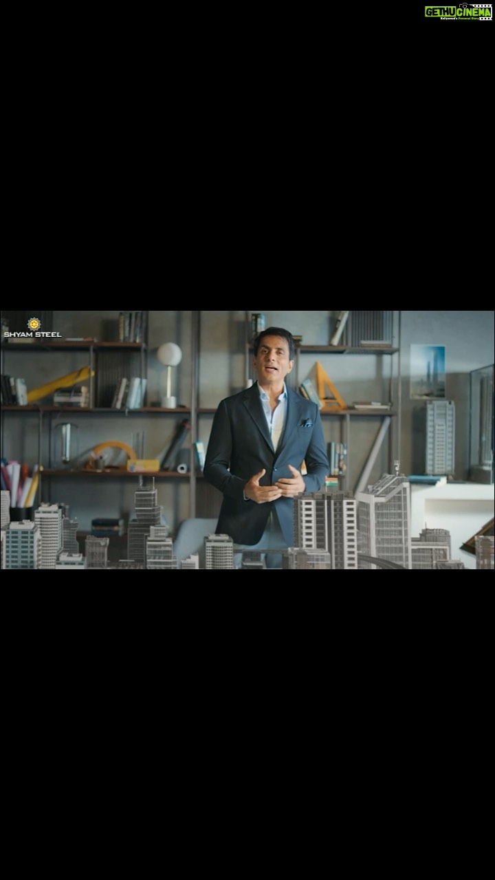 Sonu Sood Instagram - Lighting up every home with hope and building a golden India with the pillars of culture, diversity & tolerance, here’s @shyamsteelindia