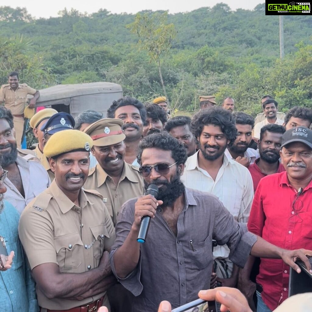 Soori Instagram - 'விடுதலை' படபிடிப்பு நிறைவு❤ #Viduthalai shooting wrapped 🥰 #vetrimaaran Annan @ilaiyaraaja_offl Sir @elredkumar Sir @actorvijaysethupathi mama @VelrajR Annan @PeterHeinOffl @bhavanisre @mani_rsinfo @rsinfotainment @redgiantmovies_ Thanks for all technicians & team 🙏