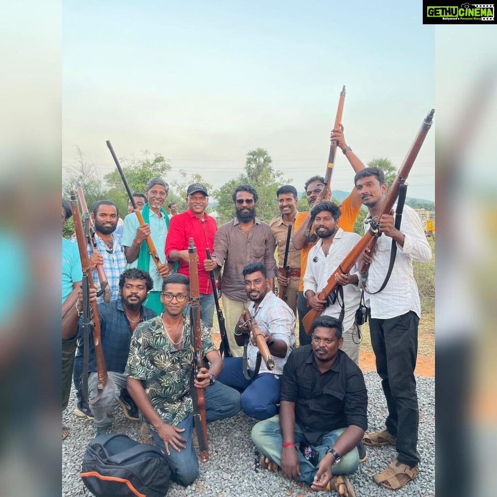 Soori Instagram - 'விடுதலை' படபிடிப்பு நிறைவு❤️ #Viduthalai shooting wrapped 🥰 #vetrimaaran Annan @ilaiyaraaja_offl Sir @elredkumar Sir @actorvijaysethupathi mama @VelrajR Annan @PeterHeinOffl @bhavanisre @mani_rsinfo @rsinfotainment @redgiantmovies_ Thanks for all technicians & team 🙏