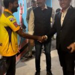 Soori Instagram – So Happy to meet Indian Cricketers @virendersehwag  and Sadagopan Ramesh at Star Sports Tamil studios at Mumbai for #ViduthalaiPart1 #Zee5 promotions 

#IPLonStar 
#StarSports 
#CSKvPBKS