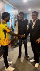 Soori Instagram - So Happy to meet Indian Cricketers @virendersehwag  and Sadagopan Ramesh at Star Sports Tamil studios at Mumbai for #ViduthalaiPart1 #Zee5 promotions 

#IPLonStar 
#StarSports 
#CSKvPBKS