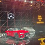 Sophie Choudry Instagram - It’s not everyday that you get to host the launch of the brand new AMG SL-55!! Such a privilege to witness this beauty & all the vintage models on the ramp! Thank you @mercedesbenzind , Santosh & Lance..This was special🤩🚘❤️ #mercedesbenz #amg #sl55 #giglife #host #cargram #vintagecar #vintagemercedes #carenthusiast #sophiechoudry