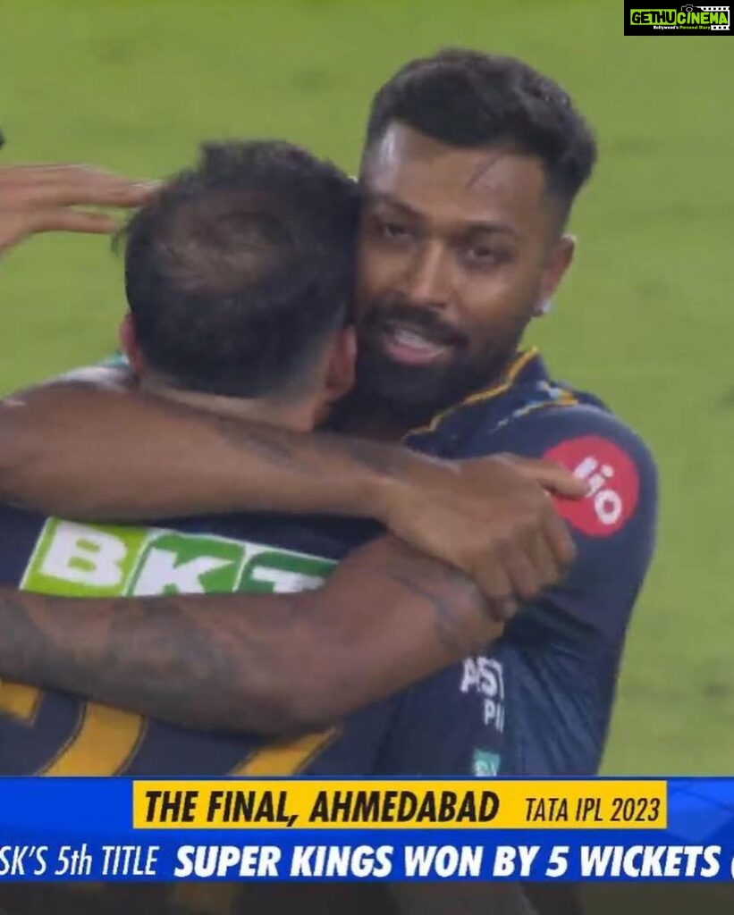 Sophie Choudry Instagram - What an absolutely EPIC IPL Final!!! Two of the best teams, two of the best captains and two of the best guys leading a bunch of incredibly talented players!!! Mahi and Hardik you are both so special!! Everyone played with such heart!! Huge congrats CSK ; Jaduuu you beauty, Rahane, Conway, Dube, all of you!! And GT cannot wait to see you back next year!! Truly Insane talent!!! And looks like Mahi will be back for another too❤️🤞🏼🤞🏼 #ipl #ipl2023 #iplfinal #csk #chennaisuperkings #gt #gujarattitans #mahi #dhoni #hardikpandya Pic credits to the respective teams