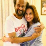 Soundarya Rajinikanth Instagram – …. And to be in these arms at the end of the day ❤️❤️❤️ everyday is Father’s Day celebrating the greatest daddy ever 🤗🤗🤗🤗 happy Father’s Day appa .. ur my everything!!!