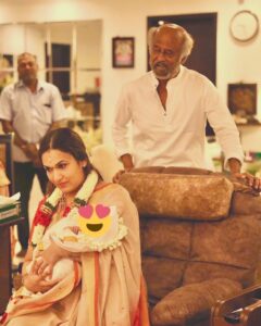 Soundarya Rajinikanth Instagram - To every person who took time to wish me on my birthday yesterday 💜💜💜🥰🥰🥰🙏🏻🙏🏻🙏🏻THANK YOU SO SO SO MUCH.. . gods have blessed me with the best gift this year, my Veer papa 😇😘😘😇
And having this amazing gods child behind me always 💪🏻💪🏻💪🏻💪🏻😍😍😍 life is a true blessing!!!
