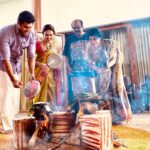 Soundarya Rajinikanth Instagram – βͺWishing you all a very happy Pongal .. ππ»π with my adorable Husband & absolutely amazing in-laws Vanaga appa and Usha amma β€οΈβ€οΈβ€οΈ pic with Thalaivar soon ππππ» #HappyPongal β¬