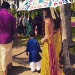 Soundarya Rajinikanth Instagram – âȘOur #Pongal with family in #Sulur đđ #VedVishaganSoundarya #MyFamily đ€â€ïž âŹ
