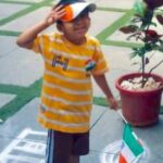 Soundarya Rajinikanth Instagram - ‪Happy Independence Day #JaiHind 🇮🇳 Ved Kutty being patriotic 😀🙏🏻 ‬