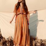 Sreeleela Instagram - 🍁 Sky above Earth below Peace within 🍁 #Bohemian🍁🧡 . . . . . . . . . . Styled by : @rashmitathapa Wearing : @taavareclothing Jewelry : @houseoftrilonir Styling Team : @aishwarya128 Shot by : @nikkhil_bareli
