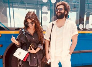 Sreeleela Instagram - It’s almost a wrap of #BOYPATIRAPO Marching towards our last schedule in namma uru✨ @ram_pothineni ✨