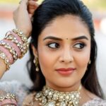 Sreemukhi Instagram - BB Jodi! ✨ Stylist @greeshma_krishna.k Styling assistant @stephen_styles_ Outfit @kowshiki_couture Jewellery @goyazsilverjewellery Photography @rajeshphoto_ Make up @nookesh.malla Hair @mahesh_ravulapalli #sreemukhi #BBJodi #starmaa