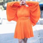 Sreemukhi Instagram - Oranges! ✨🧡 Outfit @gummadidalashashi.label Styling @greeshma_krishna.k Earrings @yuvi_collections Make up @nookesh.malla Hair @mahesh_ravulapalli PC @chinthuu_klicks #sreemukhi #oranges