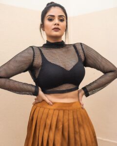 Sreemukhi Instagram - BB Jodi! 💃✨ On @starmaa ✨ Styled by @greeshma_krishna.k Outfit @akhilareddylabel Make up @nookesh.malla Hair @mahesh_ravulapalli PC @chinthuu_klicks #sreemukhi #starmaa #BBJodi #styledbygkk