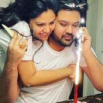 Sreemukhi Instagram - Happy Birthday Thampri @sushruth 😍😘 I love you the most ❤️ Hence I twin with you! 🤪😝 Kisses! Hugs! Love! 🧿 #sushruth #happybirthday #iloveyou