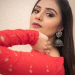 Sreemukhi Instagram - Happy Valentines ❤️ ASMP on @starmaa ✨ Styled by @greeshma_krishna.k Outfit @gummadidalashashi.label PC @chinthuu_klicks Hair @mahi_brand_ #sreemukhi #starmaa #styledbygkk