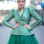 Sreemukhi Instagram - BB Jodi! 💃✨ On @starmaa ✨ Styled by @greeshma_krishna.k Outfit @gummadidalashashi.label Earrings @emmadi_silver_jewellery PC @chinthuu_klicks Make up @nookesh.malla Hair @mahi_brand_ #sreemukhi #starmaa #BBJodi #styledbygkk