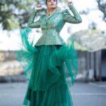 Sreemukhi Instagram - BB Jodi! 💃✨ On @starmaa ✨ Styled by @greeshma_krishna.k Outfit @gummadidalashashi.label Earrings @emmadi_silver_jewellery PC @chinthuu_klicks Make up @nookesh.malla Hair @mahi_brand_ #sreemukhi #starmaa #BBJodi #styledbygkk