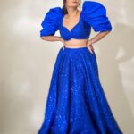 Sreemukhi Instagram - Out of blue?! 🤨 No blue it up!!! 💙✨😎 Styled by - @greeshma_krishna.k Style team - @stephen_styles_ Outfit - @abhignaakepati Earrings - @thetrinkaholic PC @chinthuu_klicks Make up @nookesh.malla Hair @mahi_brand_ #sreemukhi #blues #styledbygkk