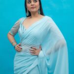 Sreemukhi Instagram - Mr.&Mrs. ✨ On ETV @gnapikaentertainments ✨❤️ Outfit @gummadidalashashi.label PC @chinthuu_klicks Makeup @nookesh.malla Hair @mahi_brand_ #sreemukhi #mr.&mrs #etv #gnapikaentertainments