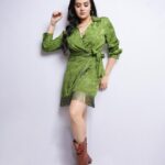 Sreemukhi Instagram - Greens! ✨ Styling @greeshma_krishna.k Jewellery @pra_jewels PC @epics_by_pradeep #sreemukhi