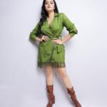 Sreemukhi Instagram - Greens! ✨ Styling @greeshma_krishna.k Jewellery @pra_jewels PC @epics_by_pradeep #sreemukhi