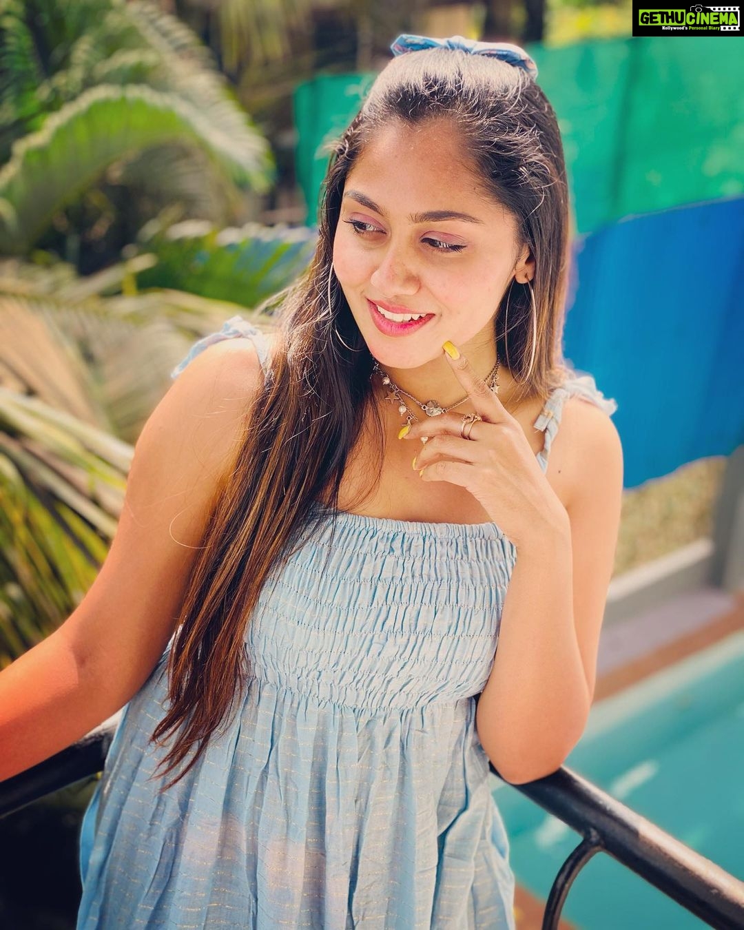 Sreethu Krishnan Instagram - Faded💙closer… #throwback #goa #goadiaries #2021 Goa
