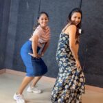 Sreethu Krishnan Instagram - It’s always a pleasure to be with you @sreethu_krishnan you just bring out the child in me…! thank you so much for making me dance 🤗🤗🤗 EVP Film City