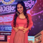 Sreethu Krishnan Instagram - ❤️⭐️❤️… Outfit @bougainvilleatvm 😍✨… 📸 🐘 … #startmusic #asianet Kochi, India