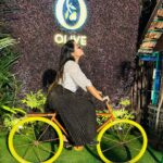 Sreethu Krishnan Instagram - 👻… #sreethukrishnan #oliverestaurant #trivandrum The Olive Restaurant Trivandrum